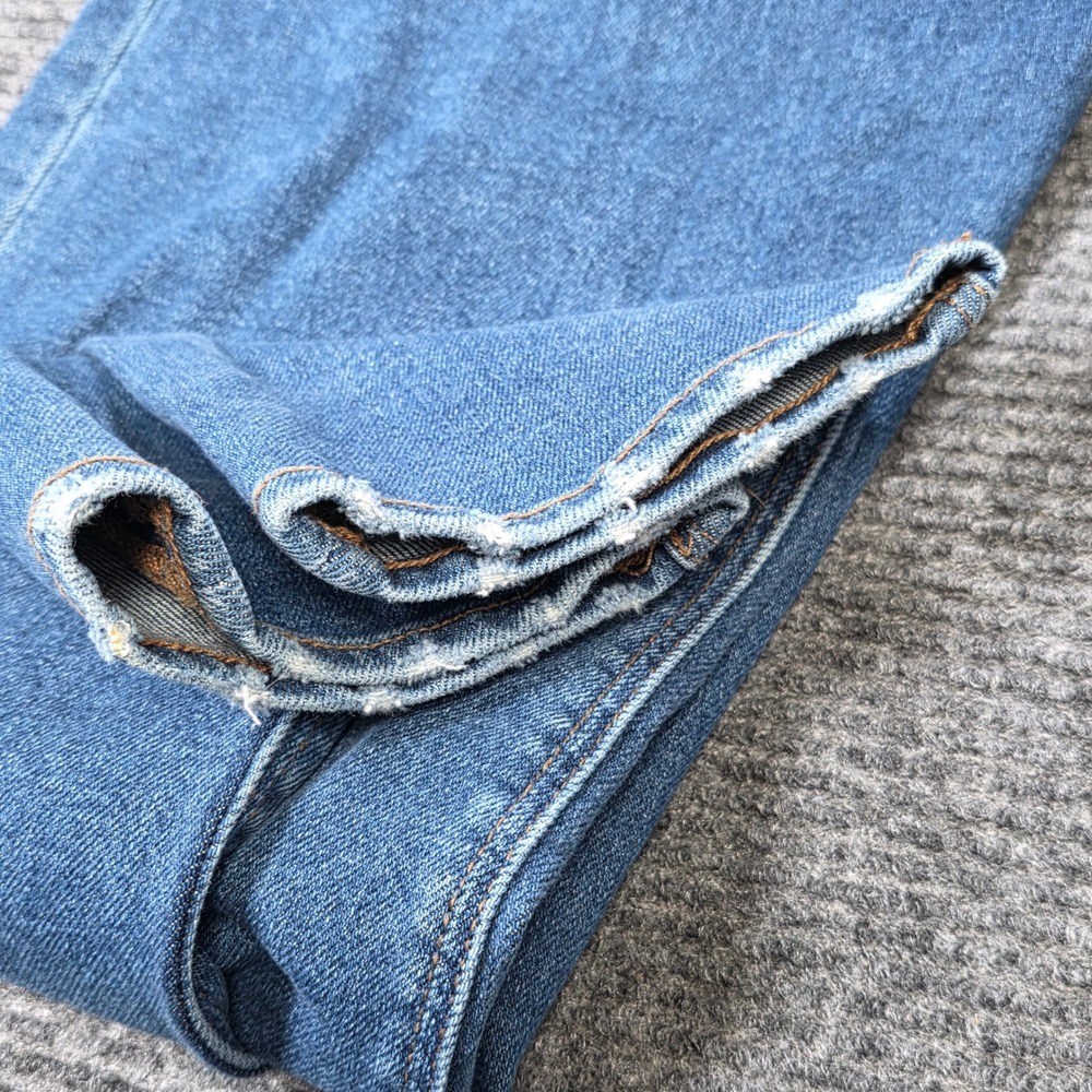 American Eagle Mom Jeans Women's Size 2 Regular Blue Medium Wash Button Fly - Picture 10 of 10